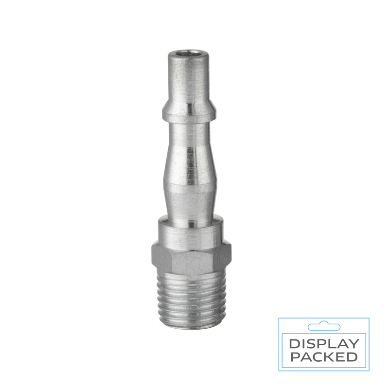 PCL ACA2593S Standard Adaptor Male Thread R 1/4 (Display Packed)