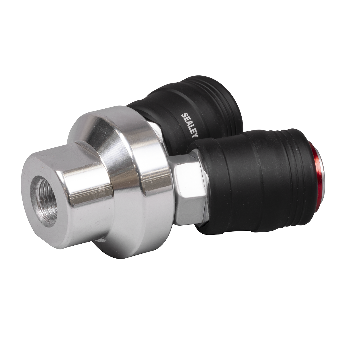 Sealey ACH55 High Flow Twin Coupling Body Female Thread 1/4