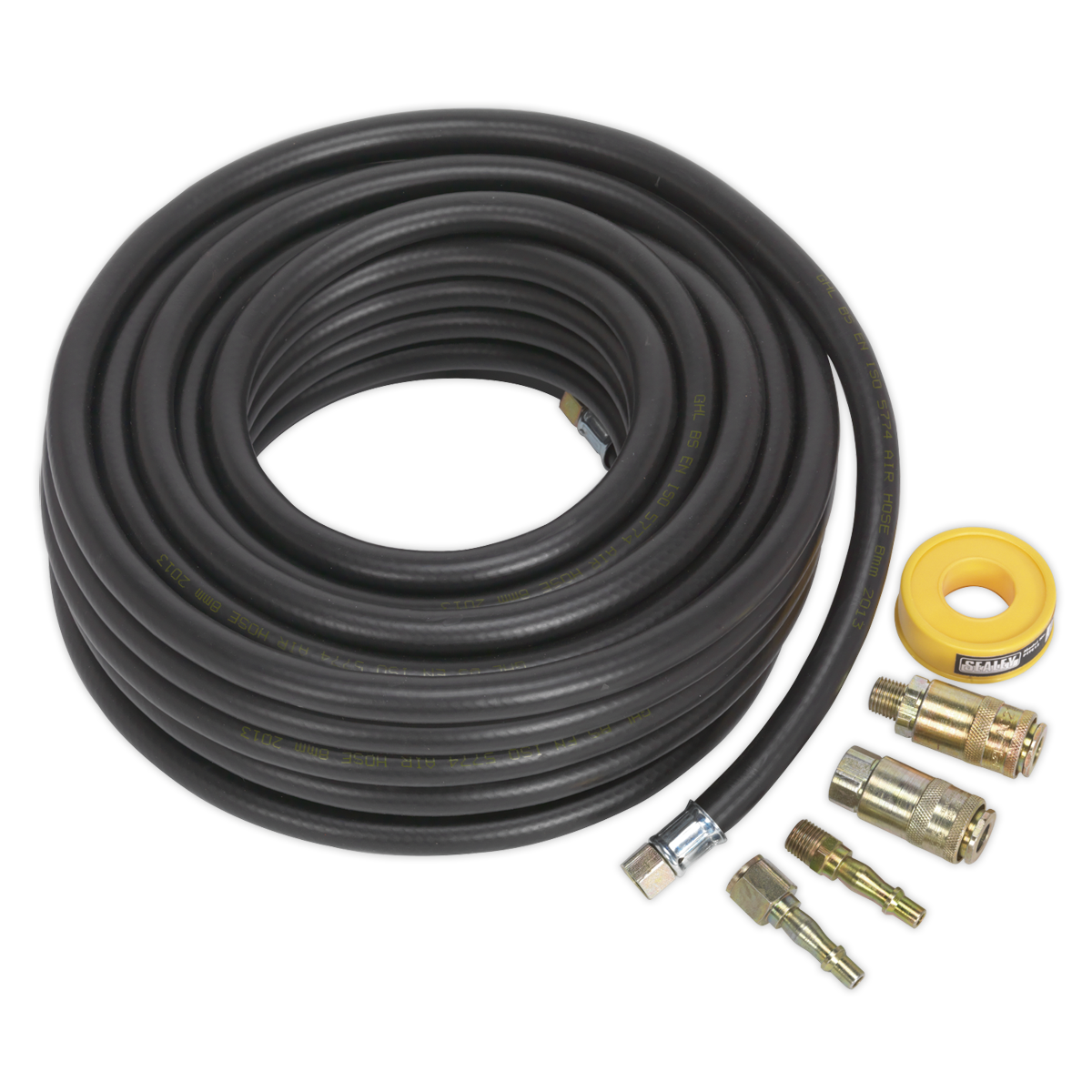 Air Hose Kit 15m x Ø8mm with Connectors, AHK01, Sealey
