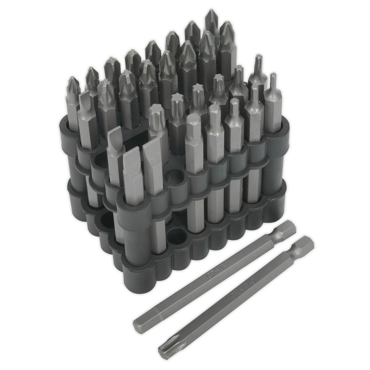 Sealey AK112 Power Tool Bit Set 32pc 75mm