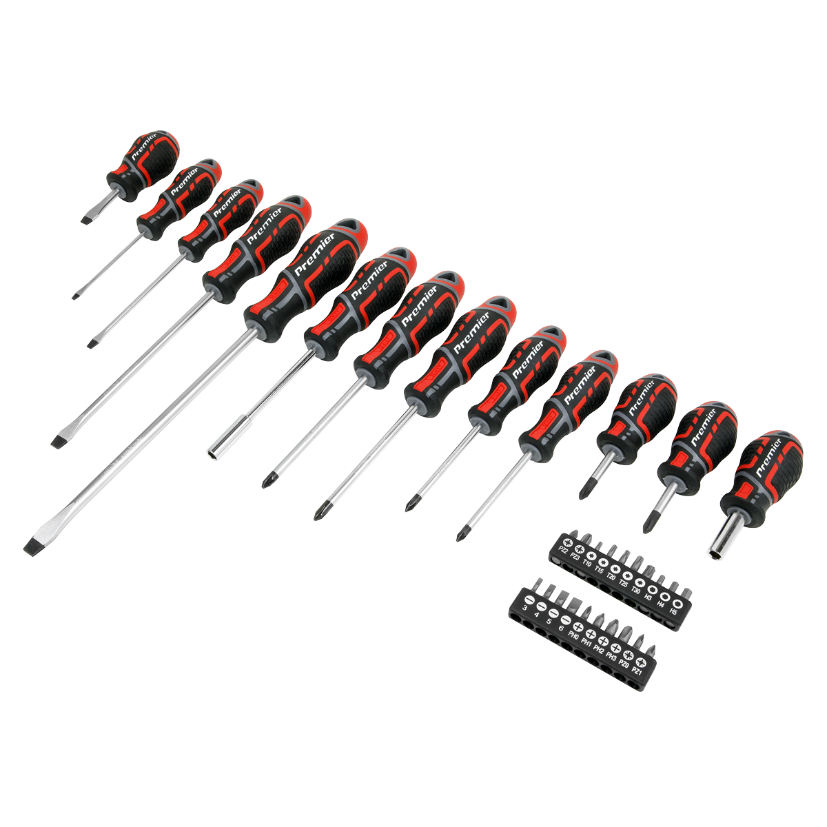 Sealey Screwdriver & Bit Set 33pc GripMAX®