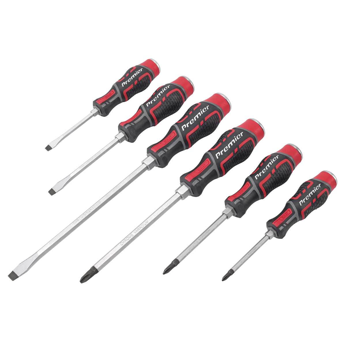 Sealey Hammer-Thru Screwdriver Set 6pc