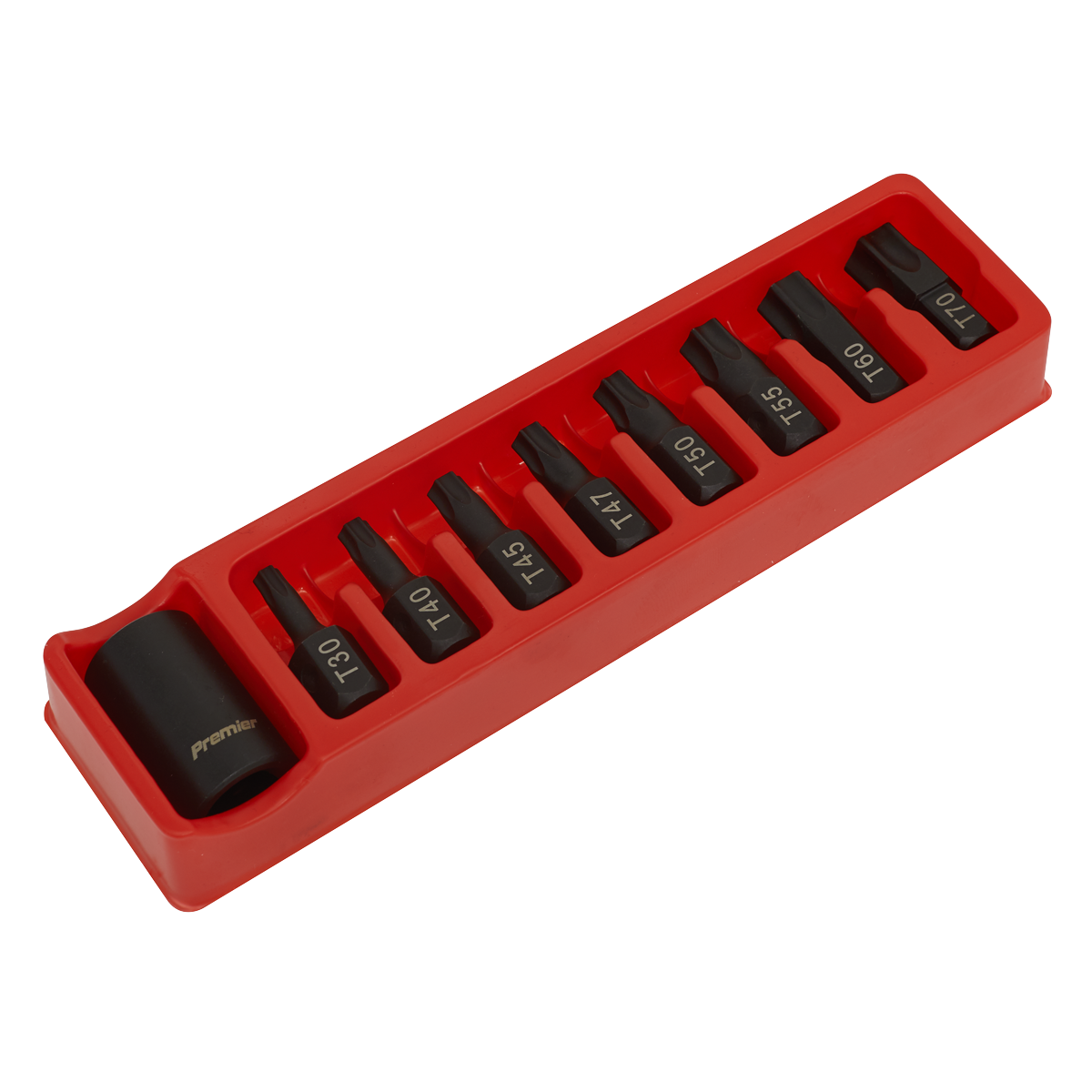 Sealey AK5610 Impact TRX-Star* Bit & Holder Set 9pc 1/2