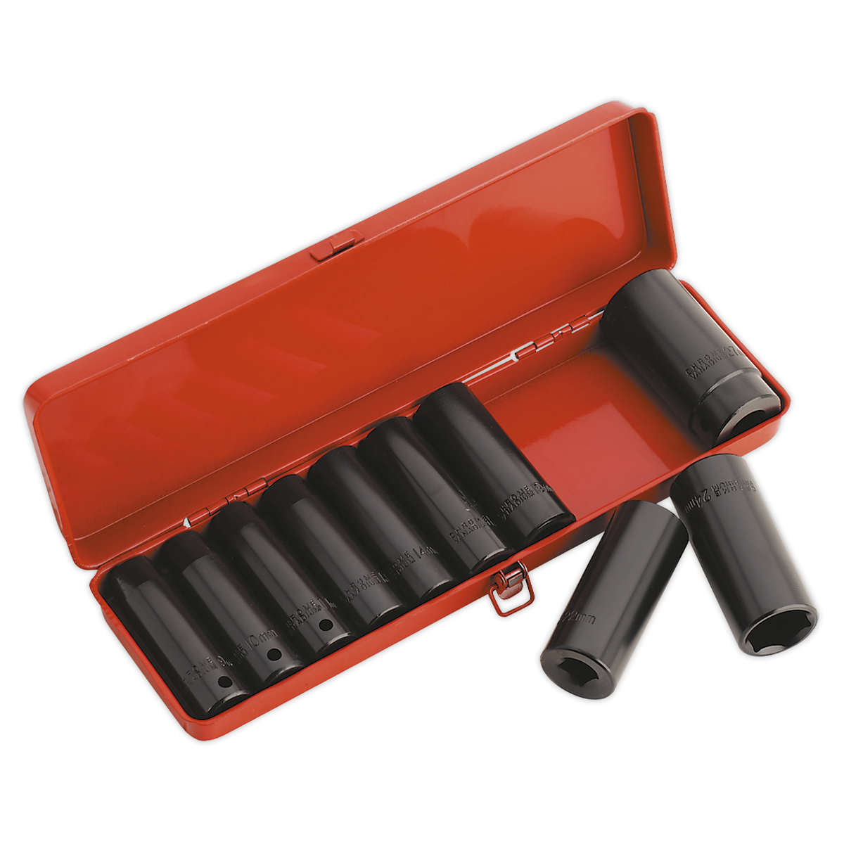 Sealey Premier AK58/11M 10pc Deep Metric Impact Socket Set 1/2