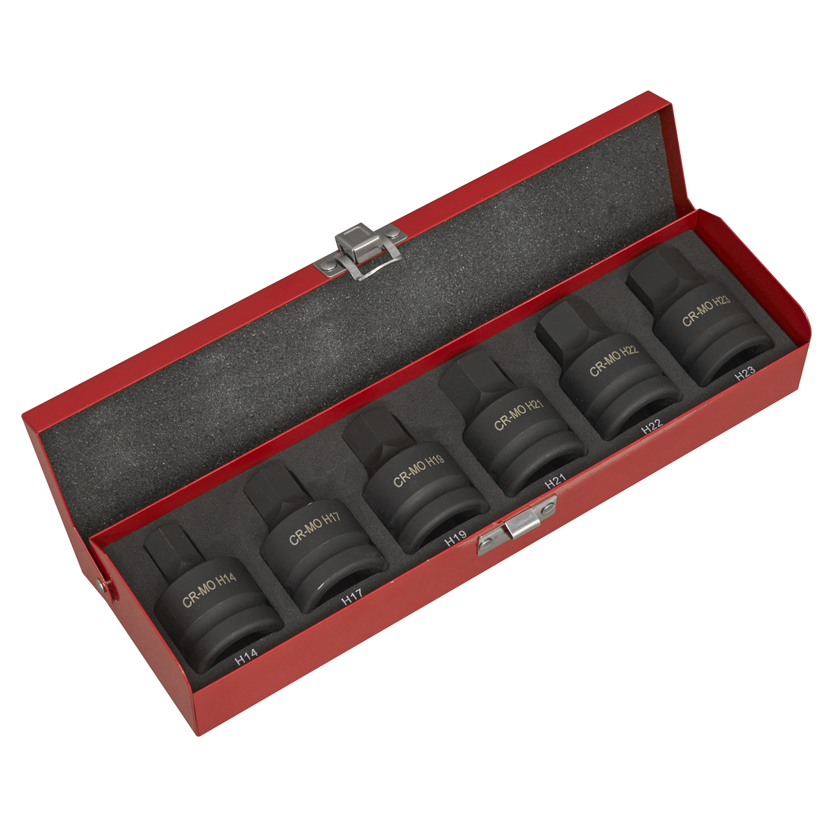 Sealey Hex Socket Bit Set 6pc 3/4