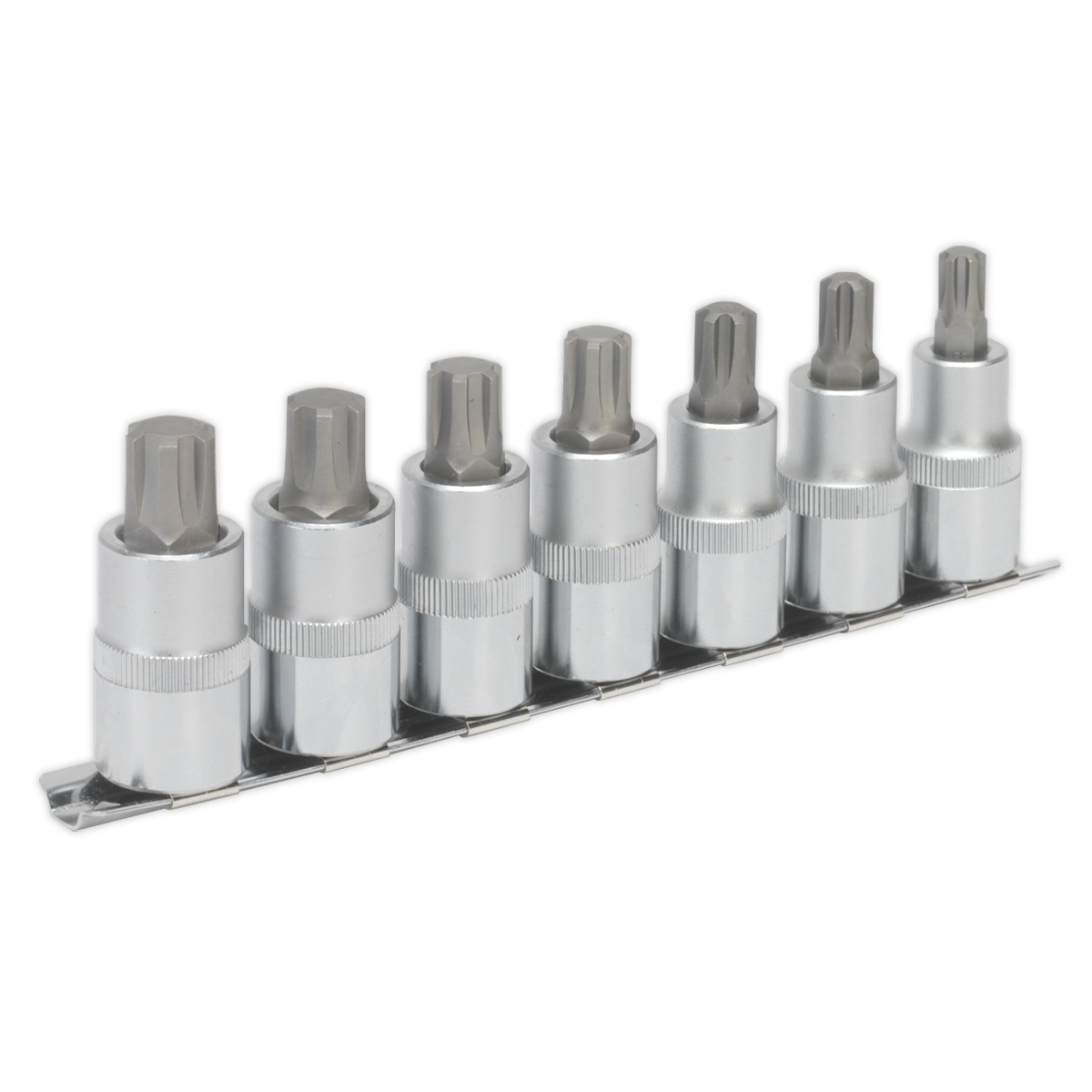 Sealey AK6234 Ribe Socket Bit Set 7pc 1/2