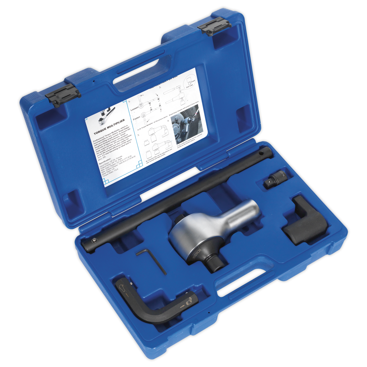 Sealey AK6290 Torque Multiplier Set 7pc 1/2