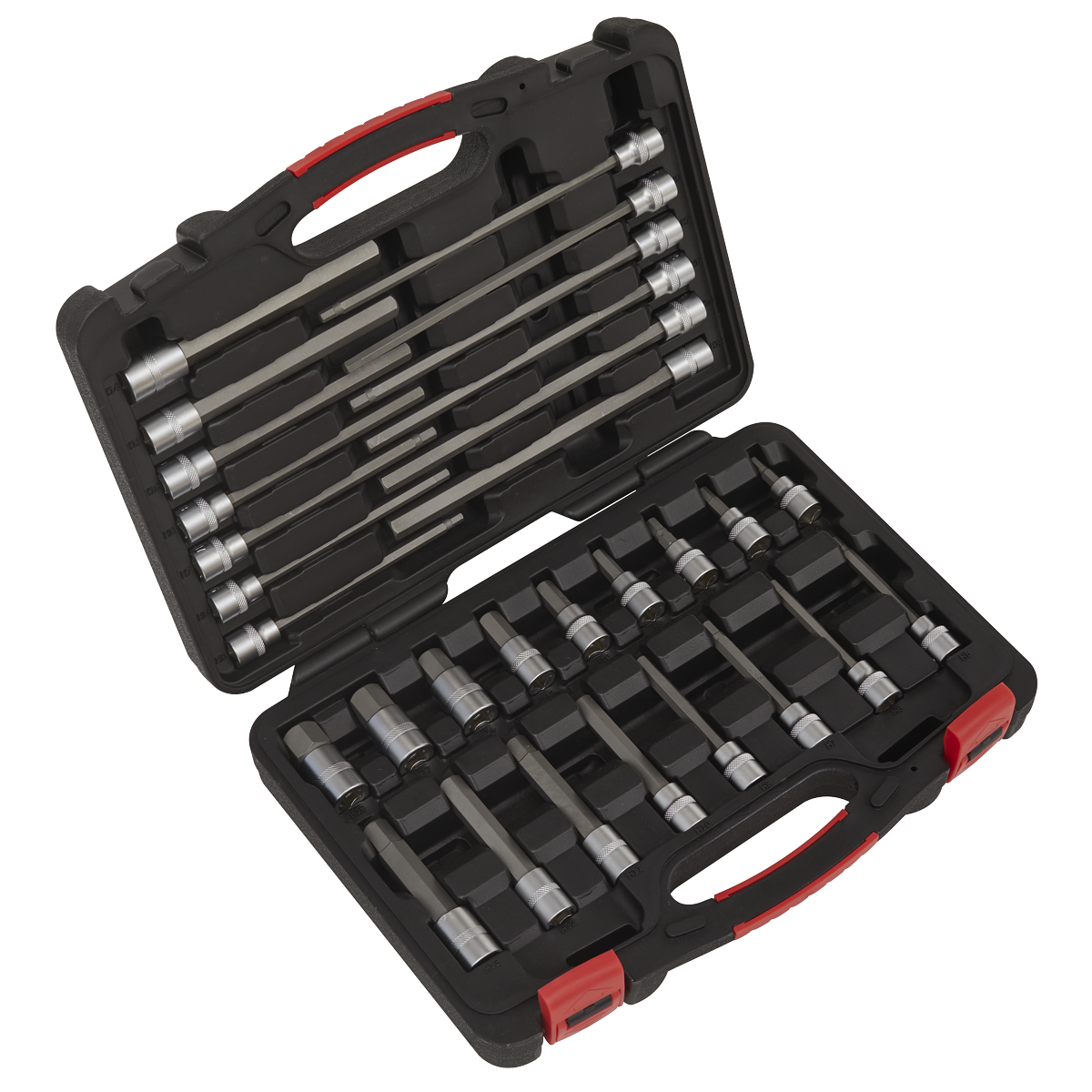 Sealey AK89000 Hex Socket Bit Set 30pc 3/8