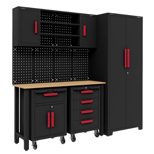 Sealey APMS12OP American PRO Complete Garage Storage System with 2 Mobile Trolleys