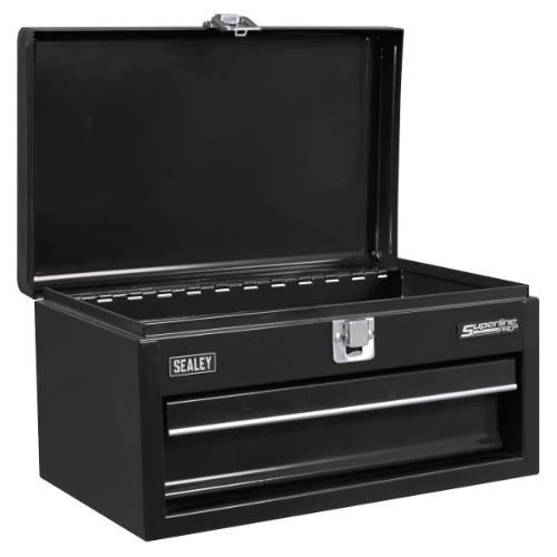 Sealey APMTB2 Superline Pro® Mini Toolbox with Drawer - Black