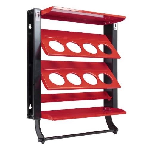 Sealey APSCR8 Spray Can Storage Rack with 8 Can Holders