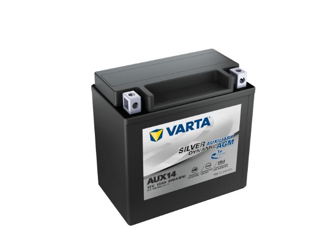 Varta - AUX14 - Dynamic Auxiliary Battery 513106020, 12V 12Ah 200A