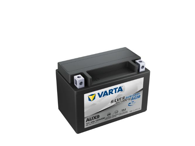 Varta - AUX9 - Dynamic Auxiliary Battery 509106013, 12V 9Ah 130A