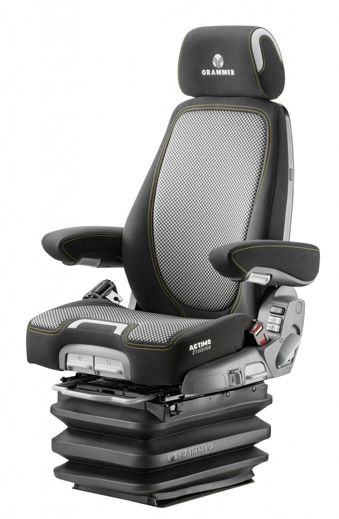 Grammer Seating - Grammer Actimo Evolution P - Low Frequency Pneumatic Suspension seat, Electronic Weight & Pneumatic Height Adjustments