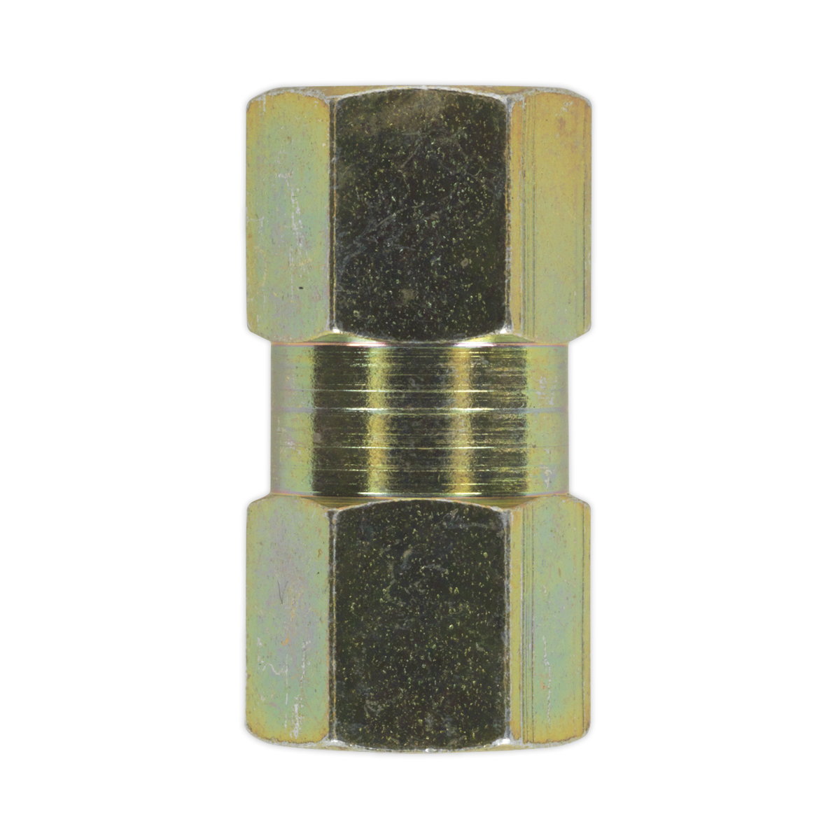 Sealey BC10100F Brake Tube Connector M10 x 1mm Female to Female Pack of 10