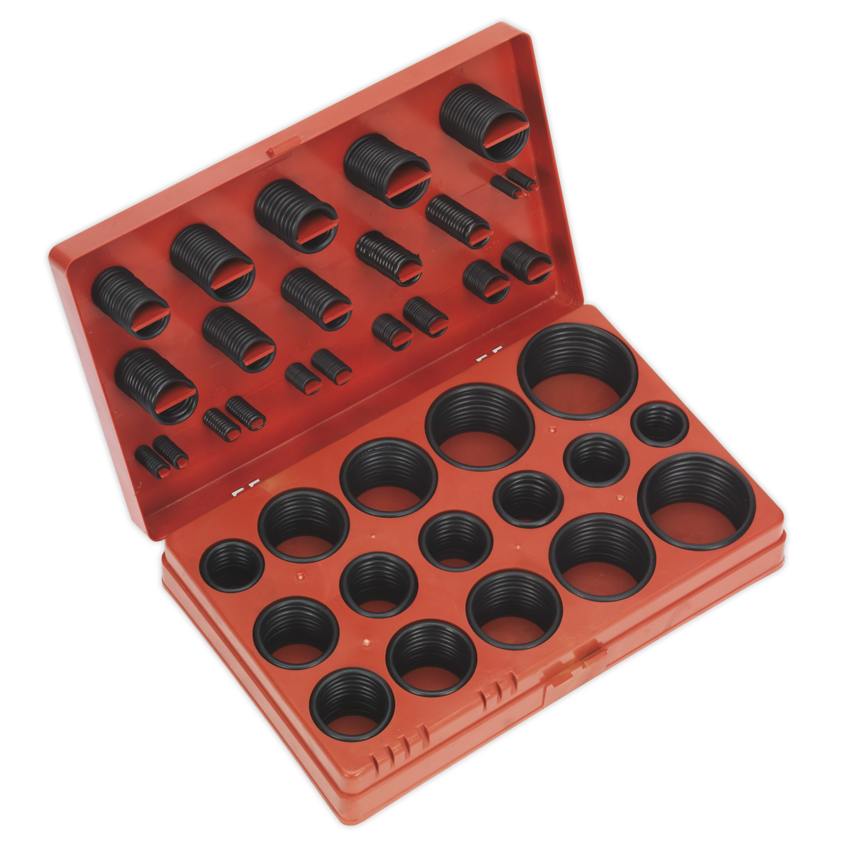 Sealey BOR419 Rubber O-Ring Assortment 419pc - Metric