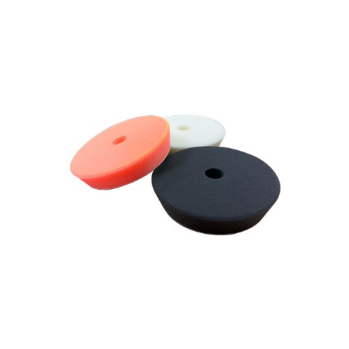 Abracs 150mm Bevelled Hook & Loop Sponge Pad - White Compounding - Pack of 1, BSA15007