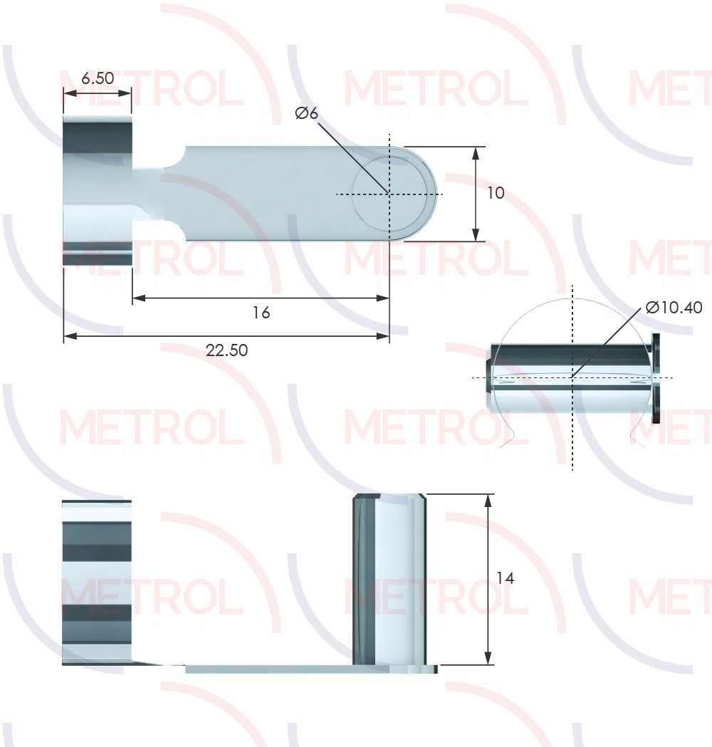 C1CLIP 6mm Clevis Fork Clip