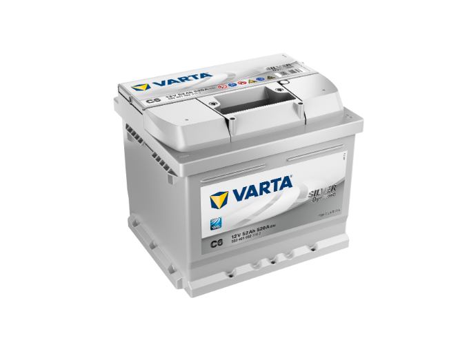 Varta - C6 - Dynamic SLI Starter Battery 552401052, 12V 52Ah 520A