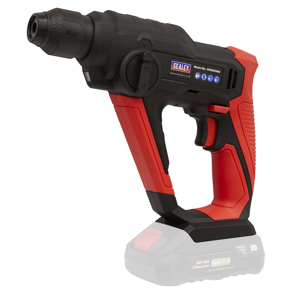 Sealey CP20VSDS Rotary Hammer Drill 20V SV20 Series SDS Plus - Body Only