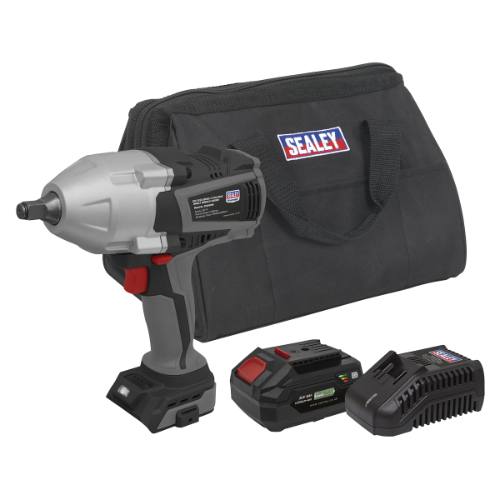 Sealey CP20VXIWKIT Premier SV20 Series Cordless Impact Wrench Kit 20V 4Ah