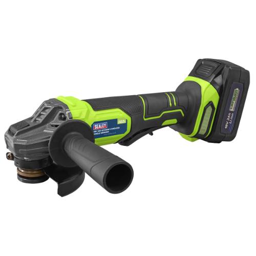 Sealey CP401LIHV 115mm Cordless Angle Grinder 18V 3Ah