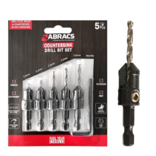 Abracs Countersink Drill Bit #4 - 2.0mm/9.5mm - Pack of 1, CSDB04