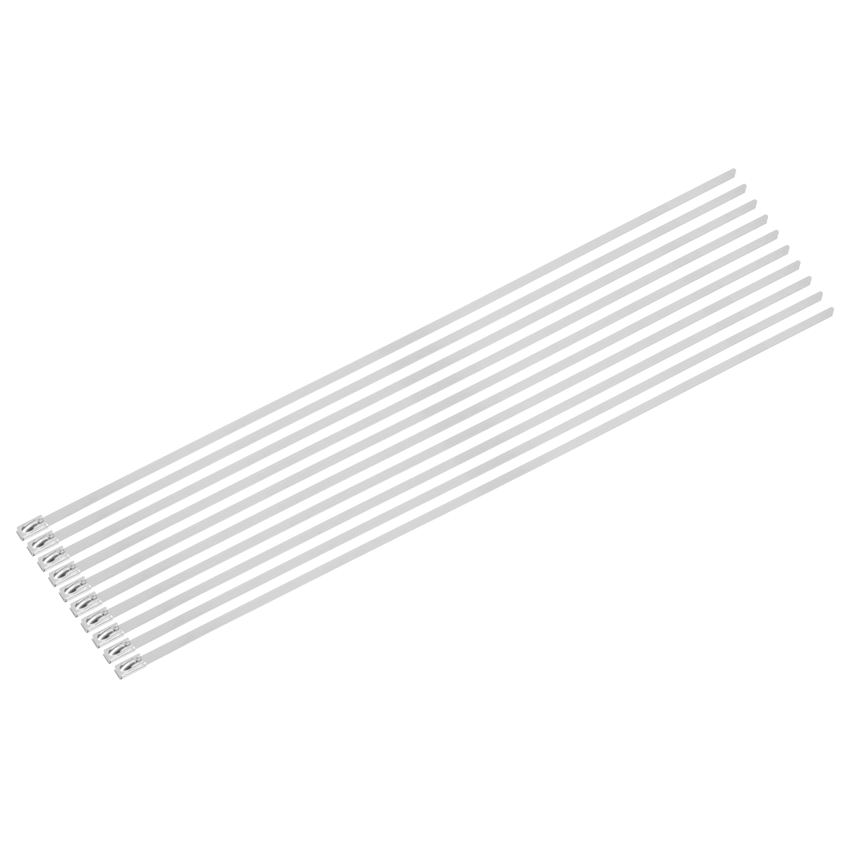 Sealey CTSS200 Stainless Steel Cable Ties 200mm x 4.6mm Pack of 100