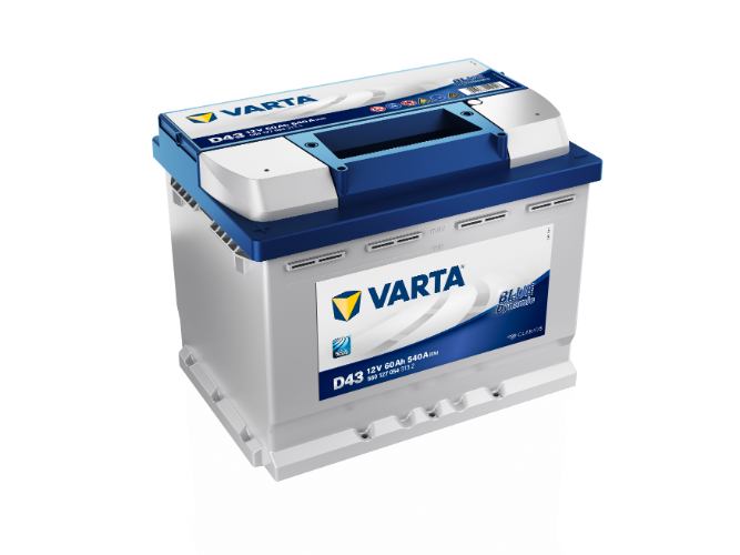 Varta - D43 - Dynamic SLI Starter Battery 560127054, 12V 60Ah 540A