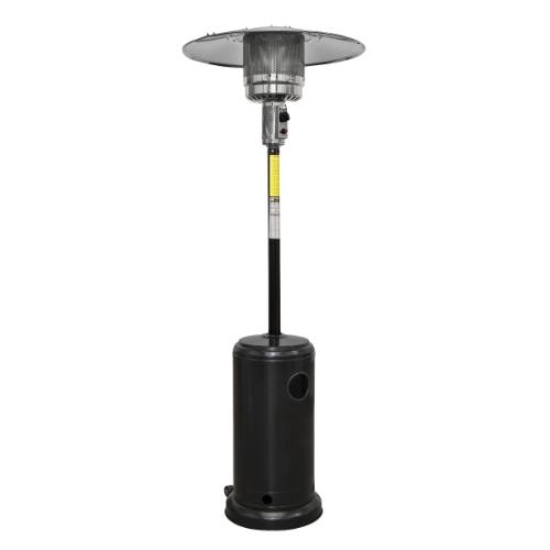 Dellonda DG1 Outdoor Garden Gas Patio Heater 13kW Commercial & Domestic Use, Black