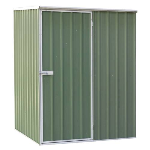 Dellonda DG114 Galvanized Steel Storage Shed with Pent Style Roof 151 x 151 x 200cm - Green