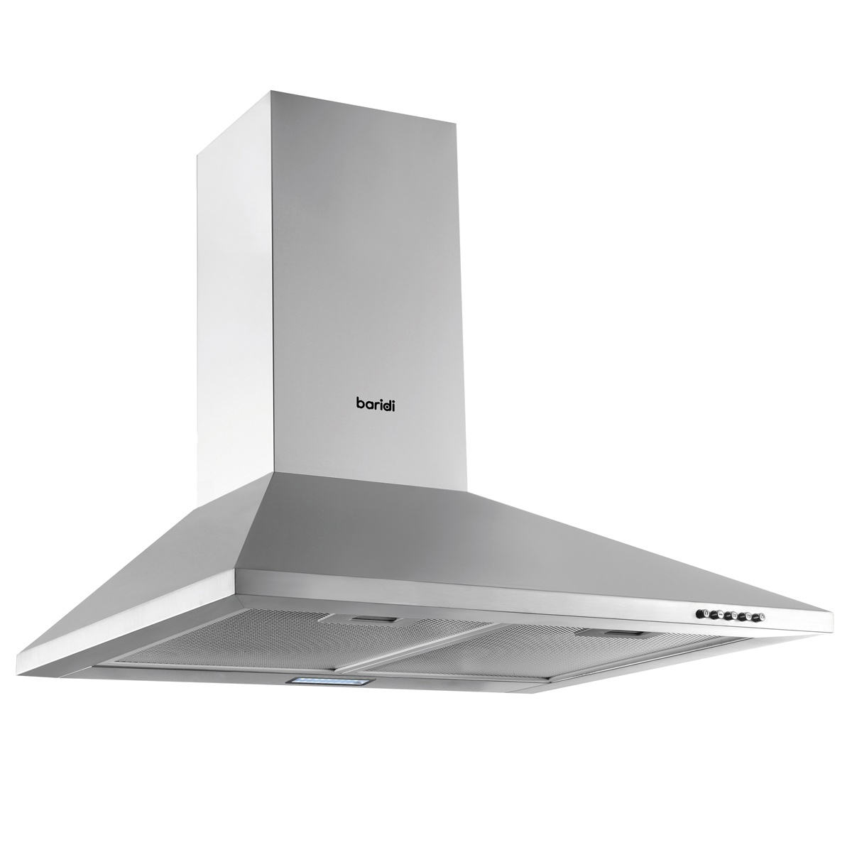Baridi DH126 Cooker Hood with Carbon Filters 60cm - Stainless Steel