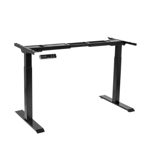 Dellonda DH16 Dual Motor Ultra-Quiet Desk Frame with Digital Controls 100kg Capacity - Black