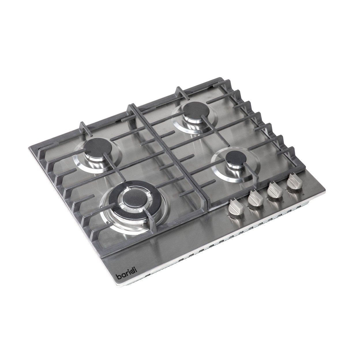 Baridi DH225 Gas Hob with 4 Cooking Zones 60cm - Stainless Steel
