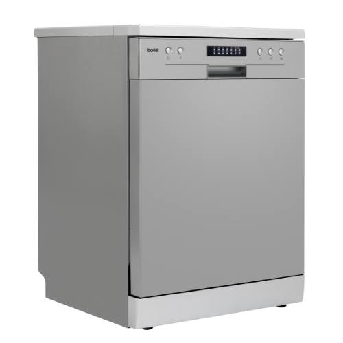 Sealey DH280 Baridi Regular Sized Freestanding Dishwasher 60cm Wide 13 Place Settings - Silver
