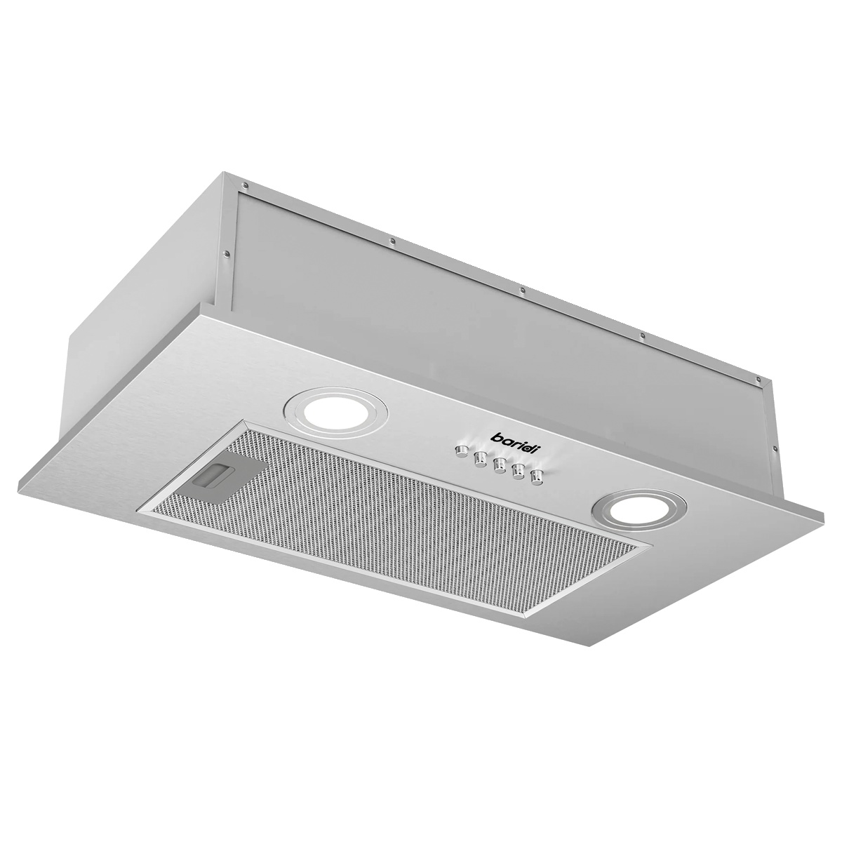 Baridi DH284 Cooker Hood with 5-Layer Filter 52cm - Stainless Steel