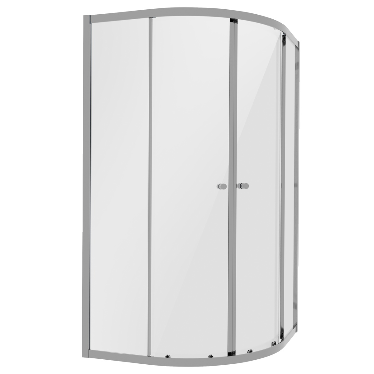 Dellonda DH302 Quadrant Shower Entry Enclosure 900 x 900 x 1850mm with 6mm Tempered Glass - Chrome