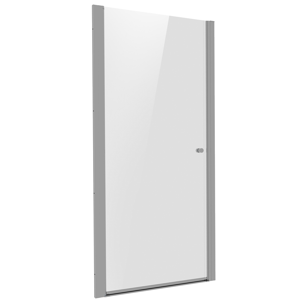 Dellonda DH303 Pivot Shower Door 800 x 1850mm, 6mm Tempered Glass, Reversible - Chrome
