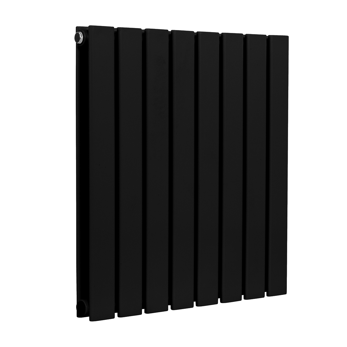 Baridi DH344 Horizontal Radiator Contemporary Double Flat Panel Design 600 x 560mm – Black