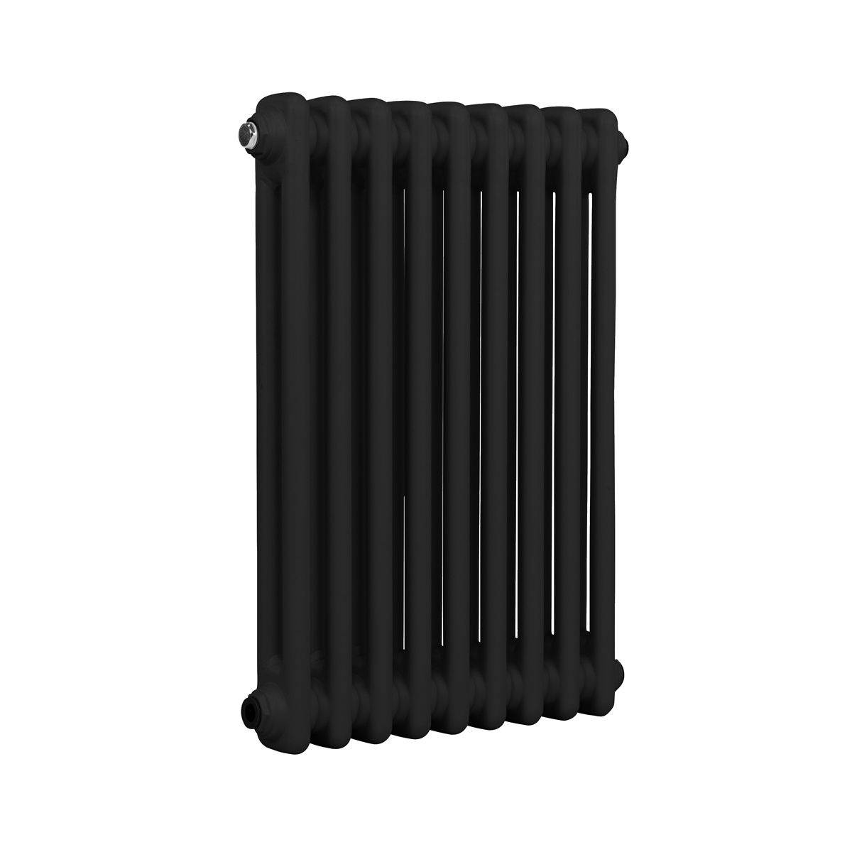 Baridi DH361 Horizontal Traditional 2 Column Radiator 600 x 427mm – Black