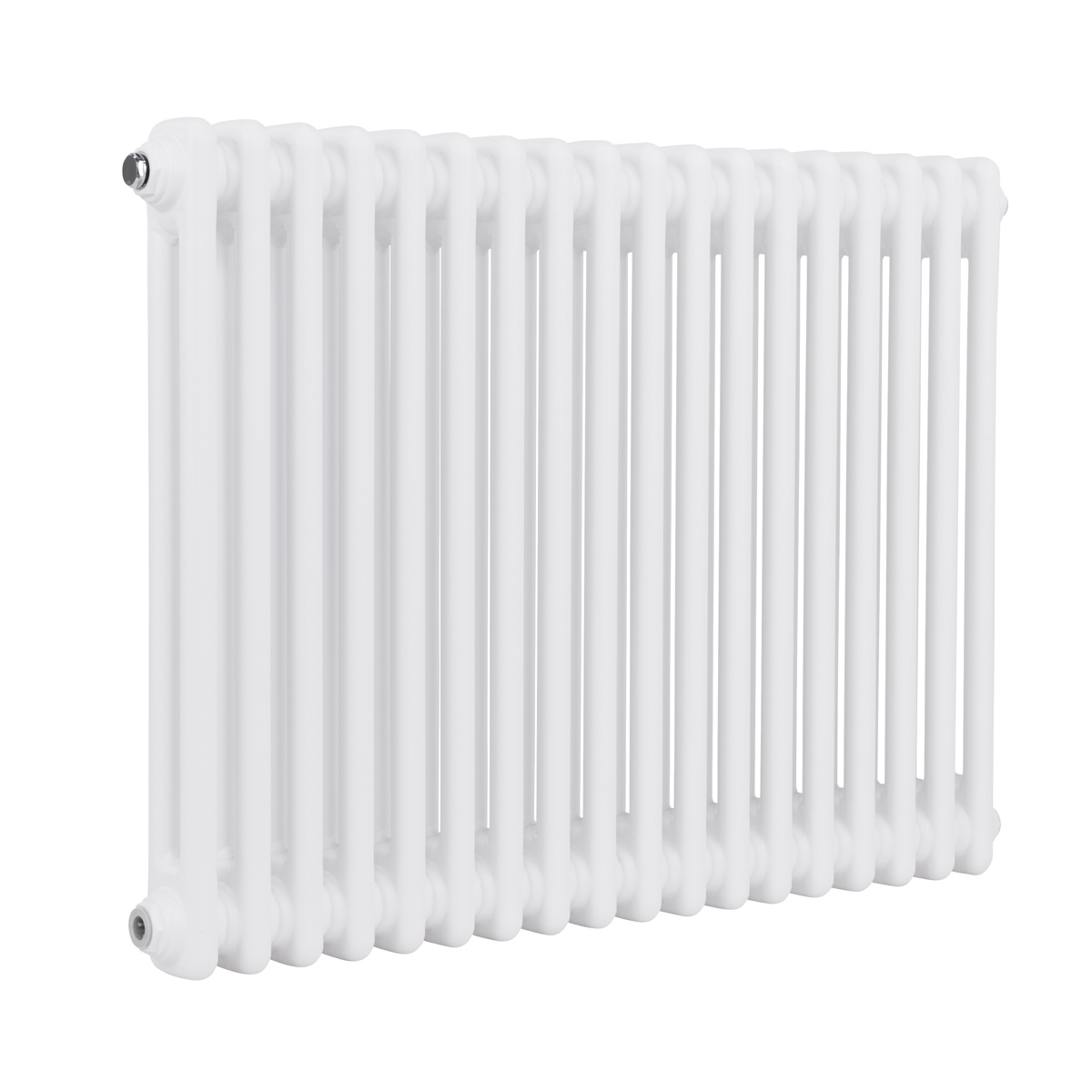 Baridi DH368 Horizontal Traditional 2 Column Radiator 600 x 832mm – White