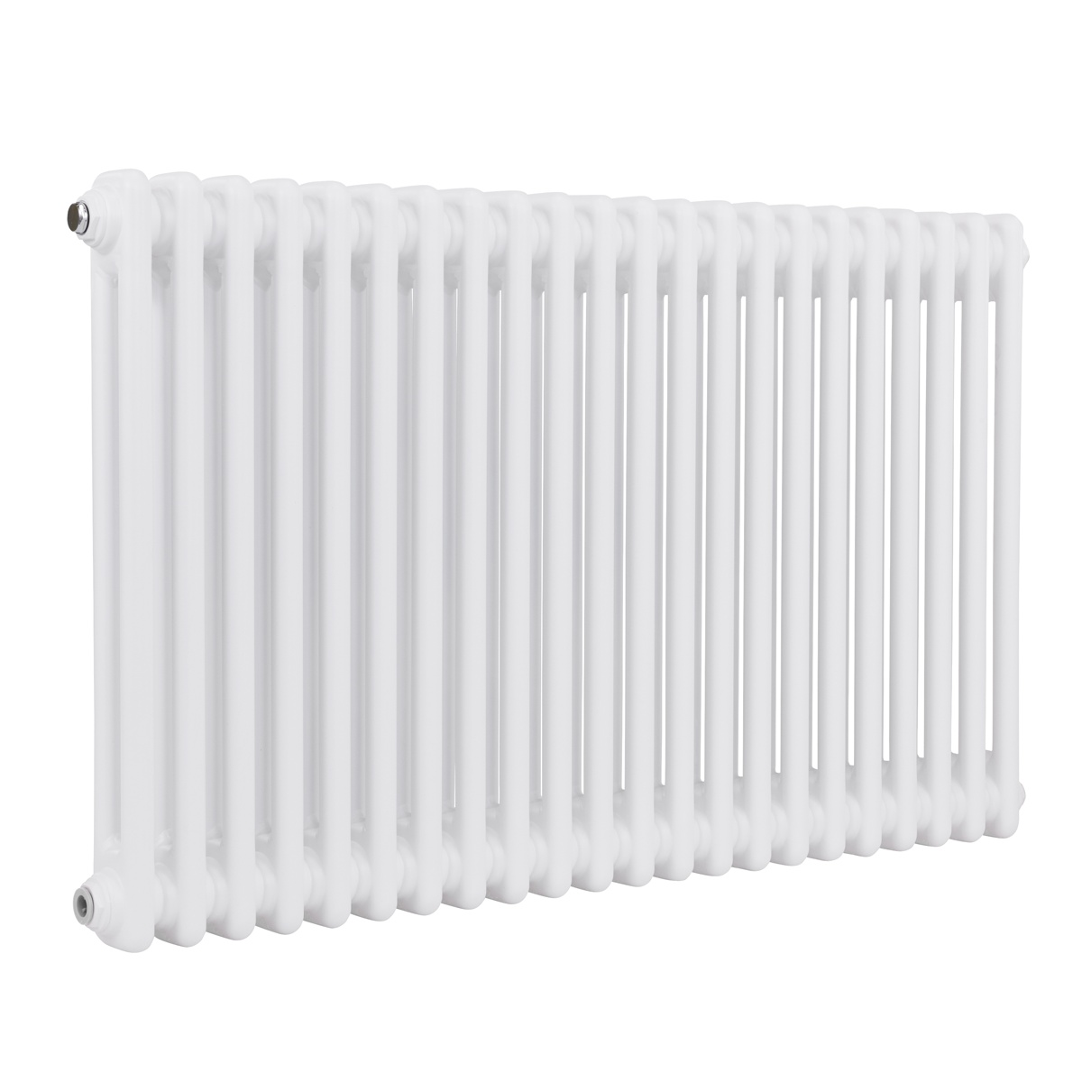 Baridi DH369 Horizontal Traditional 2 Column Radiator 600 x 1012mm – White