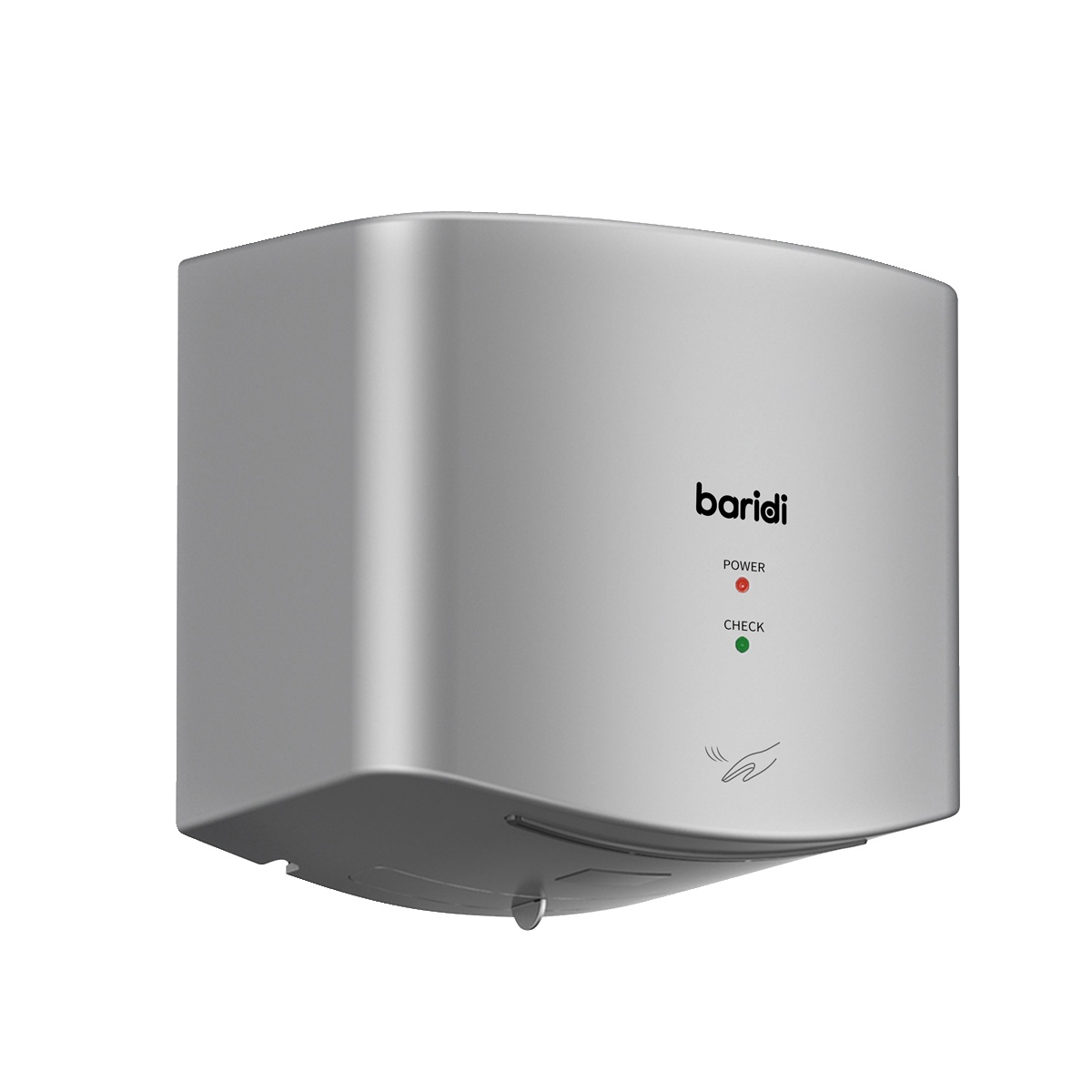 Baridi DH379 High Speed Hand Dryer with Auto-Sensor 1400-1650W - Silver