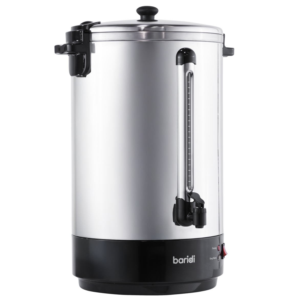 Baridi DH388 Hot Water Boiler, Tea Urn 30L Capacity - Stainless Steel