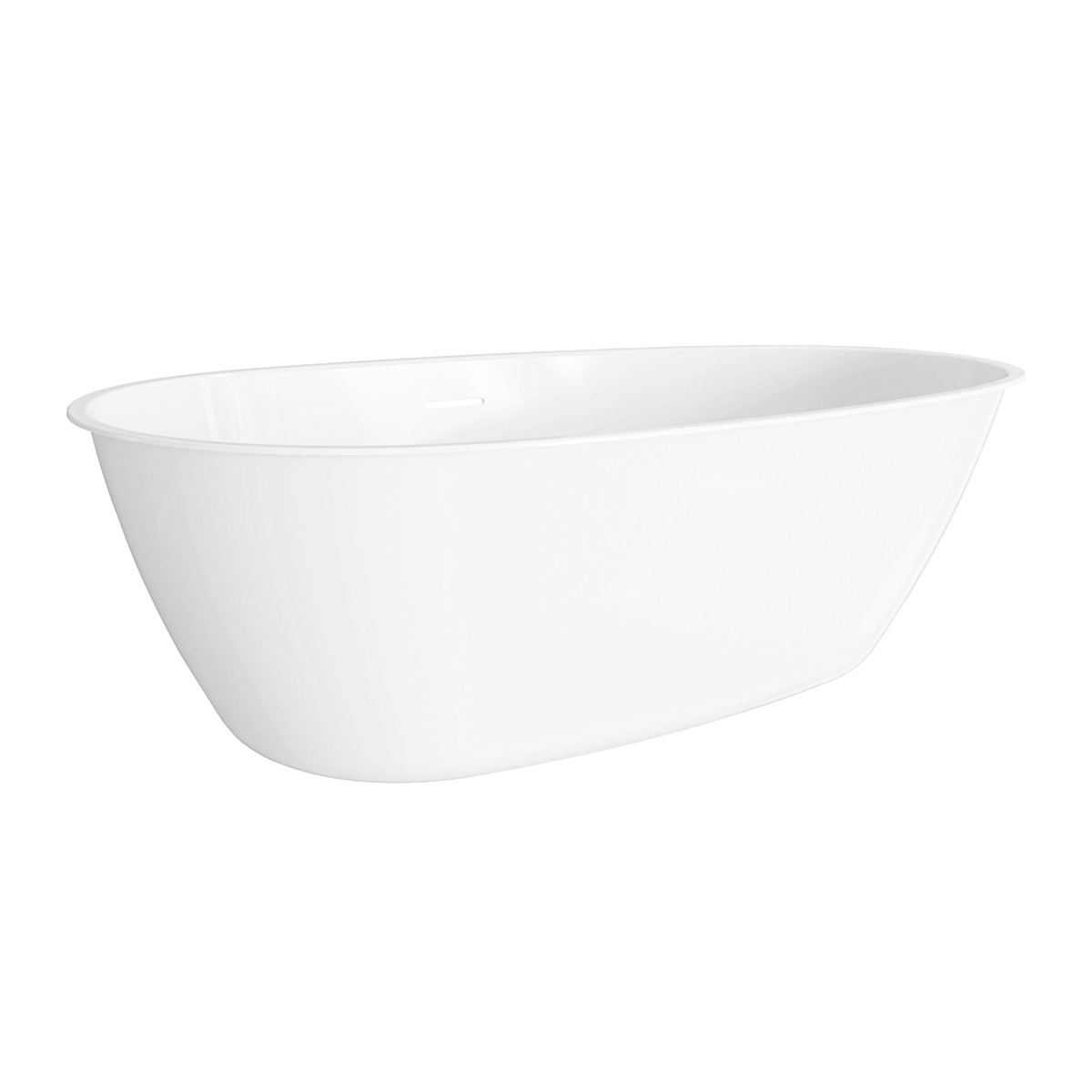 Baridi DH417 Double-Ended Slim Rim Bath with Overflow System 160cm – Gloss White