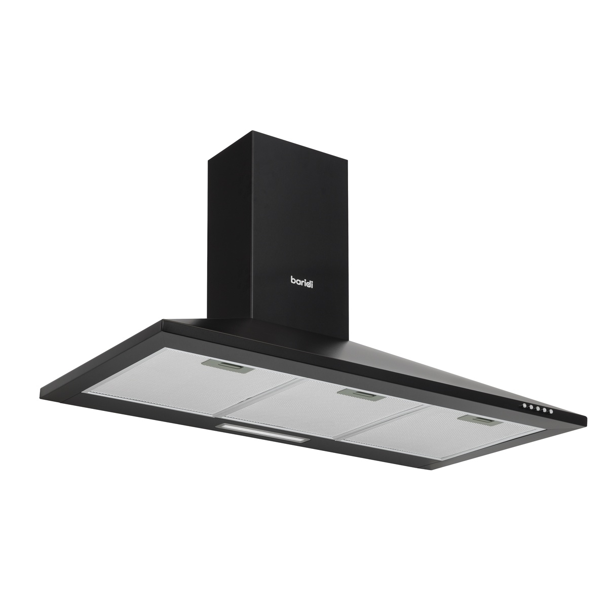 Baridi DH59 Cooker Hood, Chimney Style with Carbon Filters 90cm - Black