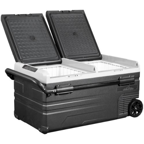 Dellonda DL128 Portable Fridge Freezer/Cool Box with LED Display 95L