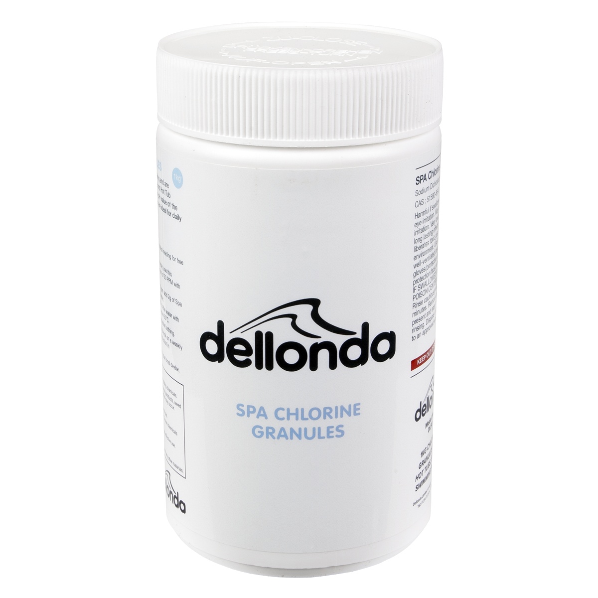 Dellonda DL50 Chlorine Granules for Hot Tubs/Spas & Swimming Pools 1kg