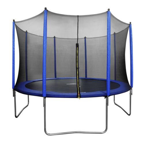 Dellonda DL69 Heavy-Duty Outdoor Trampoline with Safety Enclosure Net 12ft
