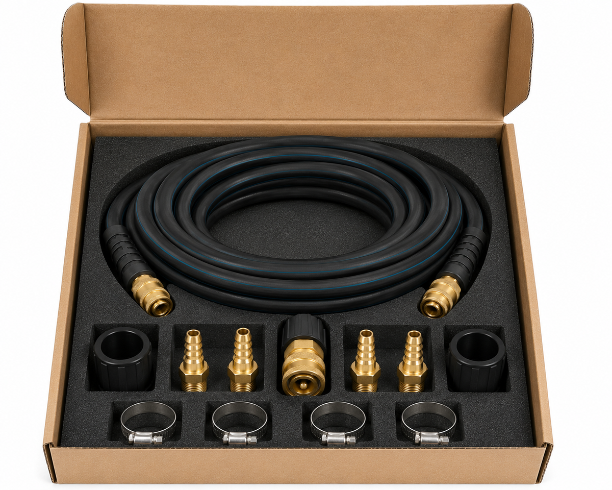PCL DS246 Multi Hose Kit, 2 Hoses 9.15m Long with Euro Connectors